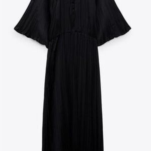 Zara Black Long Sleeve Dress